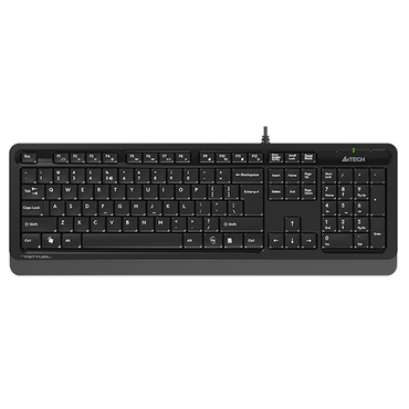 Клавиатура A4Tech FStyler FK10 мультимедиа, USB, черно-серый